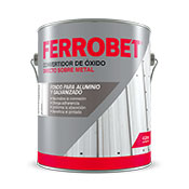[74577001004] Ferrobet fondo galvanizado Blanco x  4 lts.